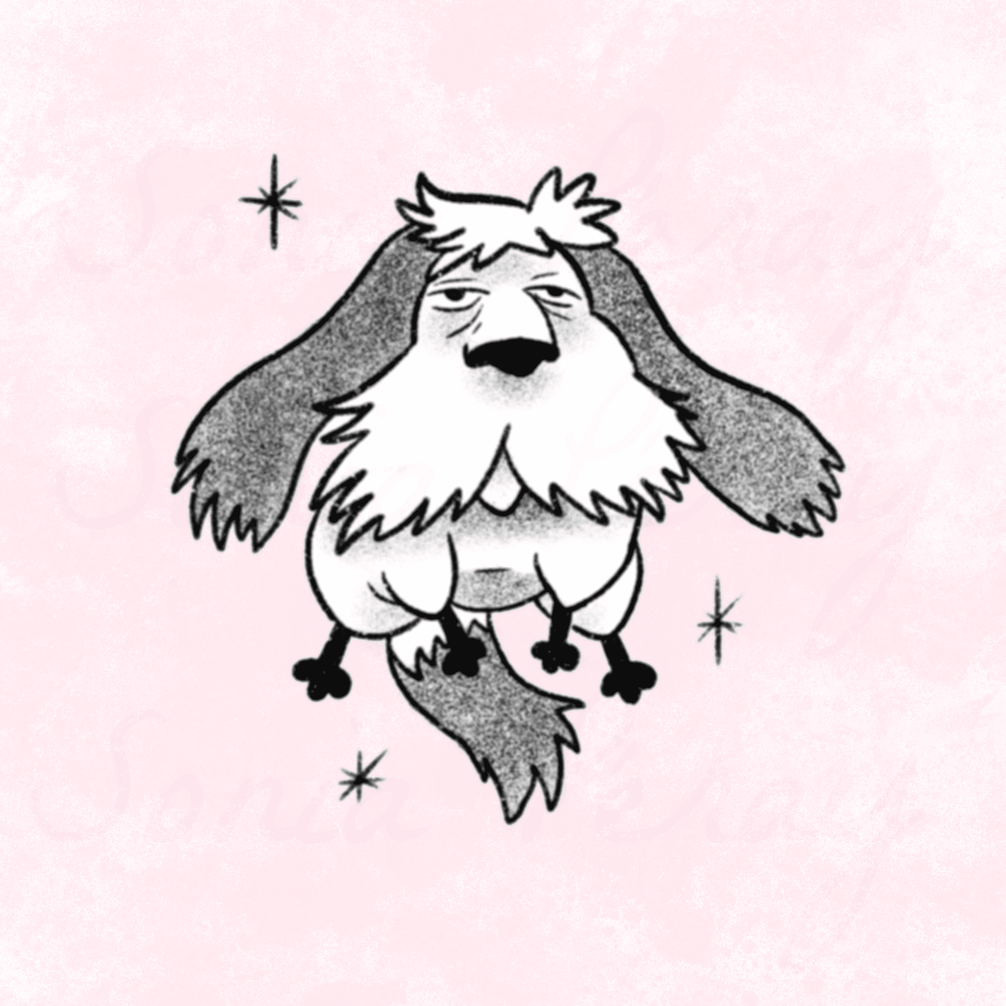 Flash tattoo de Hin dans le Château de Hurle